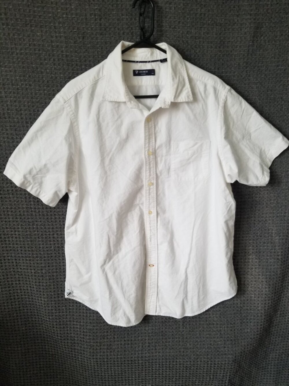 Cremieux Classics Men's White Cotton Oxford Button Up Shirt XL